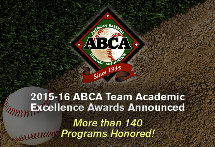 2015-16 Academic Excellence Award Announcement