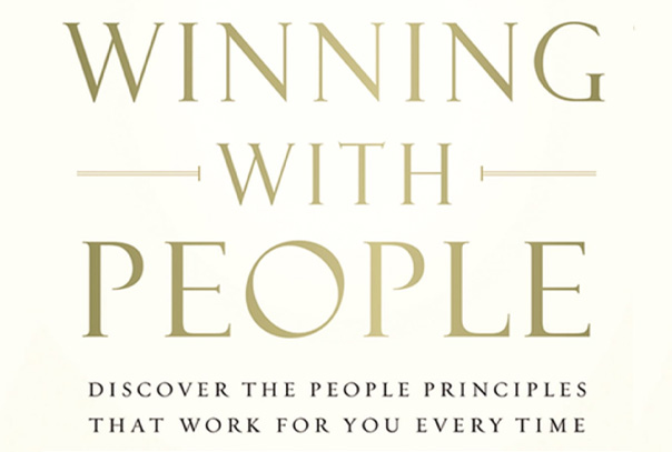 Partial cover of John Maxwell's book 'Winning with People'