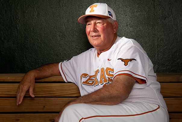 George Horton sitting in the dugout.