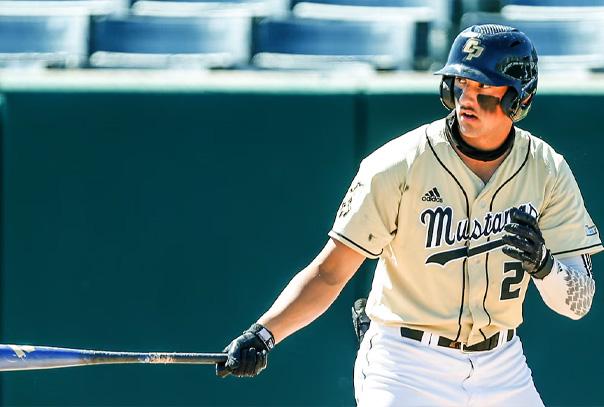 Hitter looking out at the pitcher