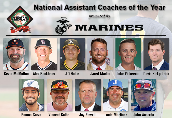 2023 ABCA Assistant Coaches of the Year