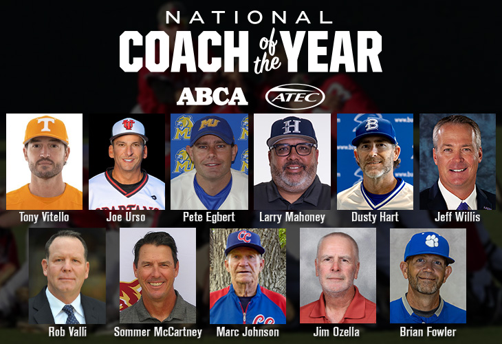 2024 ABCA/ATEC National Coaches of the Year