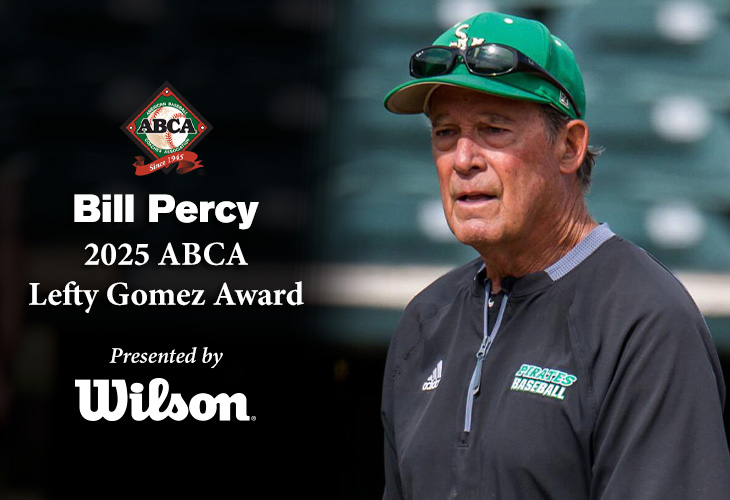 Bill Percy named 2025 ABCA/Wilson Lefty Gomez Award recipient